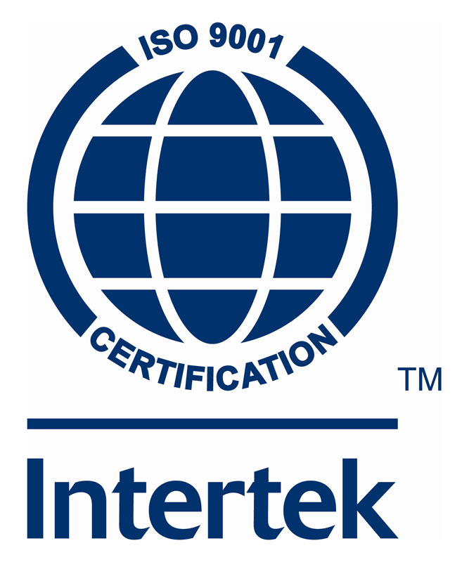 ISO 9001 · Intertek ISO 9001 — Qualitätsmanagement, zertifiziert durch Intertek